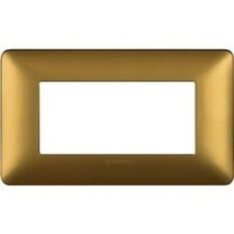 Placca 4P Gold Matix ( BTICINO cod. AM4804GL )