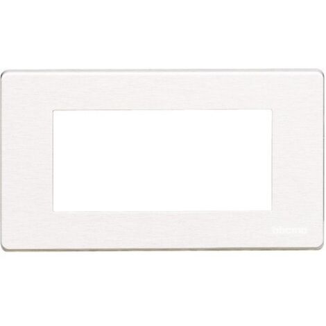 Placca 4P Per Scatola Rettangolare Resina Magic ( BTICINO cod. 504/4A/R )