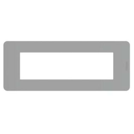 Placca 506 Bticino MatixGO 7 moduli grigio JA4807JG