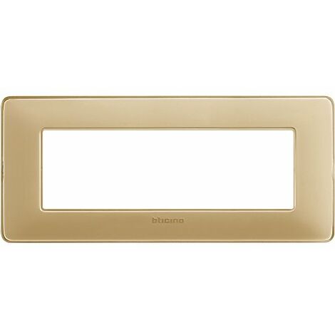Placca 6 Moduli Matix, in Tecnopolimero, Avorio