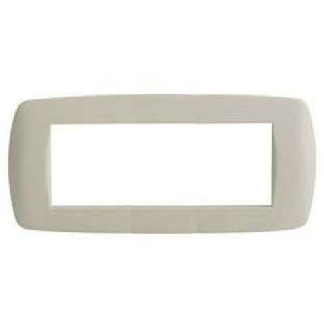 Placca 6 Posti "Millennium" Avorio - 6 posti - mm.199x84h. (7846.TA)