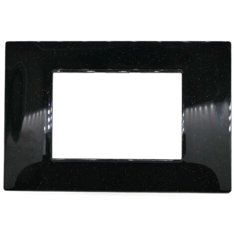 PLACCA 6003-19 3P NERO GLITTER VMR-PLN T2 TECNOPOLIMERO