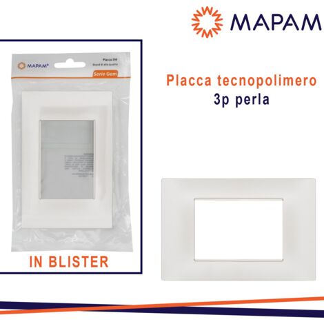 PLACCA 6003-21 3P PERLA/VMR-PLN IN BLISTER