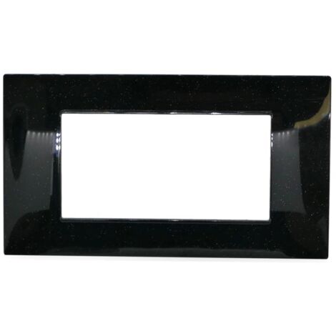PLACCA 6004-19 4P NERO GLITTER/VMR-PLN TECNOPOLIMERO