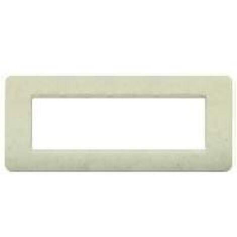 Placca 6P Acquamarina Matix ( BTICINO cod. AM4806LSQ )