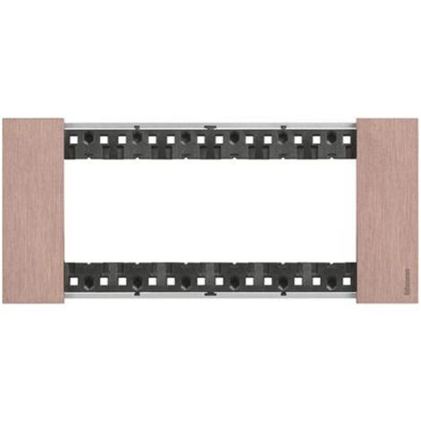 Placca 6P Rame Living Now ( Bticino Cod. Ka4806Zm )