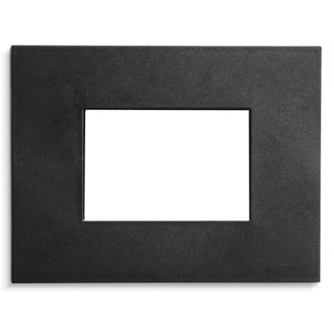 Placca 7 moduli Blackboard effetto satinato serie Pixia Master 14PX207