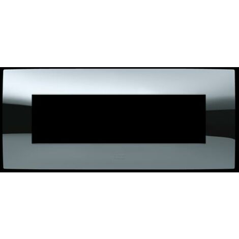 Placca 7 moduli cromo lucido abb chiara 2csk0715ch