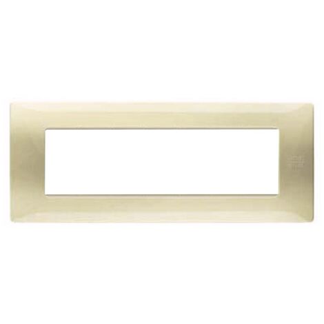 Placca 7 moduli Urmet Simon Nea oro satinato 11807.OS
