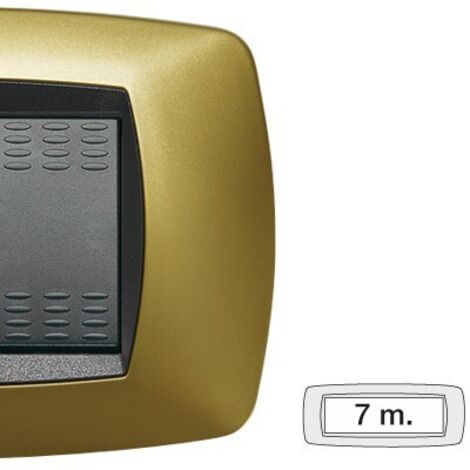 Placca 7 Posti Giallo Perla Modo ( MASTER cod. 39TC327 )