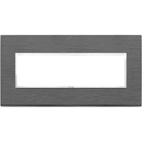 Placca 7M ardesia a spacco Vimar Eikon Evo 21657.52