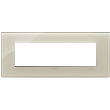 Placca 7M bianco canapa Vimar 22657.72