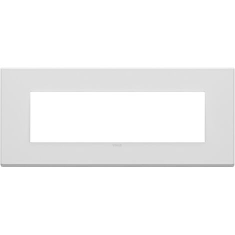 Placca 7M bianco matt Vimar Eikon exè 22657.01