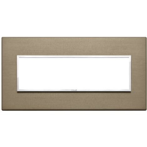 Placca 7M bronzo scuro Vimar Eikon Evo 21657.05
