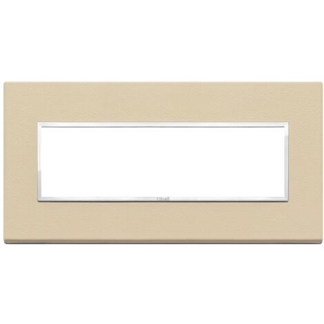 Placca 7M crema Vimar Eikon Evo 21657.21