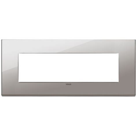 Placca 7M cromo nero Vimar  22657.83