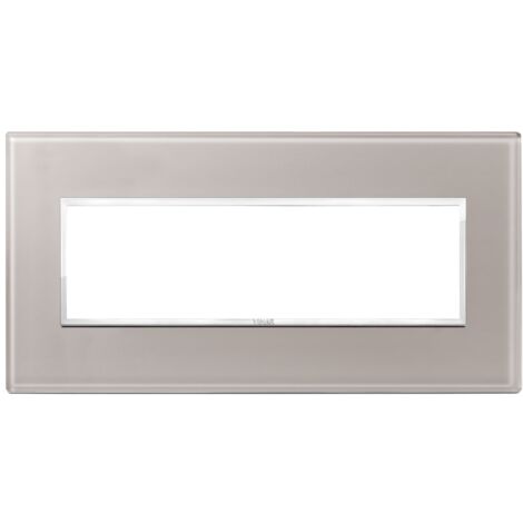 Placca 7M grigio perla Vimar Eikon Evo 21657.73