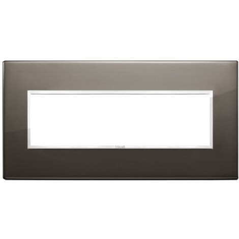 Placca 7M nero zaffiro Vimar Eikon Evo 21657.06