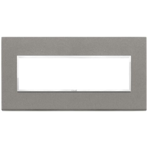 Placca 7M quarzite grigia Vimar Eikon Evo 21657.53