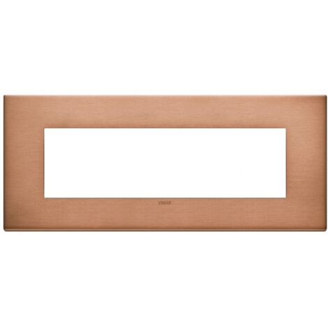 Placca 7M rame spazzolato Vimar  22657.86