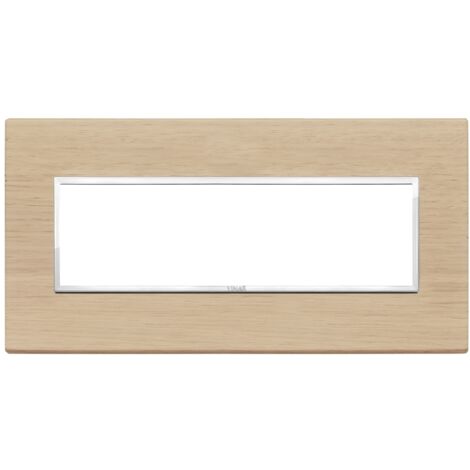 Placca 7M rovere sbiancato Vimar Eikon Evo 21657.32