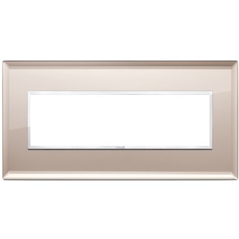 Placca 7M specchio bronzato Vimar Eikon Evo 21657.75