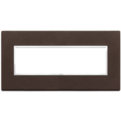 Placca 7M tabacco Vimar Eikon Evo 21657.22