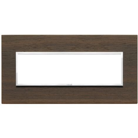 Placca 7M wengè Vimar Eikon Evo 21657.33