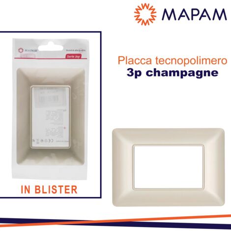 PLACCA 8003-07 3P CHAMPAGNE/MTX T3 JOY IN BLISTER