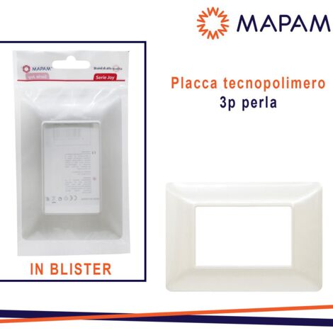 PLACCA 8003-13 3P PERLA SIMIL-MTX T3 JOY IN BLISTER