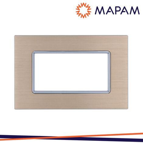 PLACCA ALLUMINIO 5004LL-2 T3 4P CHAMPAGNE