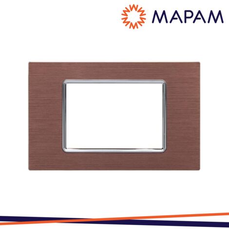 PLACCA ALLUMINIO 8003LL-6 T1 3P BRONZO LIV ART