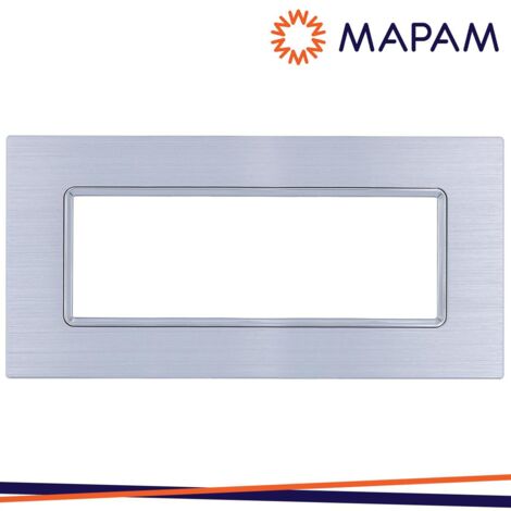 PLACCA ALLUMINIO M6007LL-3 GEM 7P SILVER