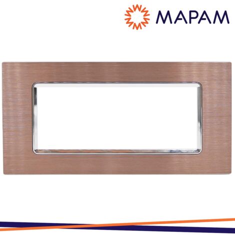 PLACCA ALLUMINIO M6007LL-6 GEM 7P BRONZO