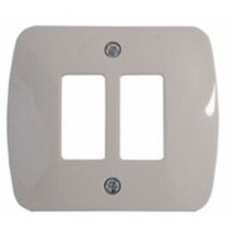 Placca Autoportante 2 Moduli Avorio ( ELETTROCANALI cod. ECLPR652F )