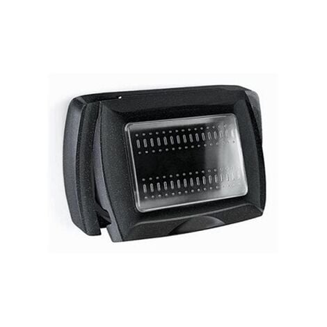 Placca Autoportante 3M Nera Serie MYLIFE ELETTROCANALI ECL4611N