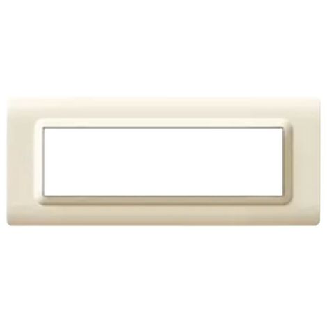 Placca Ave SISTEMA 44 tecnopolimero sabbia 7 moduli 44PY07SA