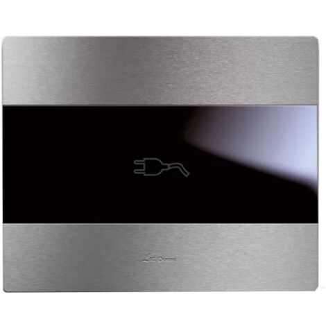 Placca Ave Touch S44 scivolo alluminio 44PATCS3ALS