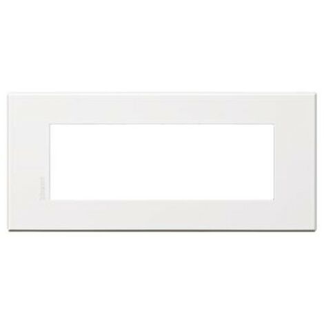 Placca Bticino Axolute Air 6 Moduli bianco opaco Personalizzabile HW4806AW