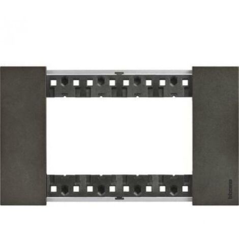Placca Bticino Living Now 4 moduli colore Space KA4804NG