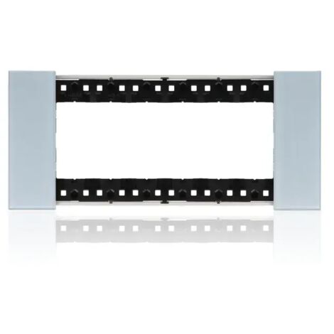 Placca Bticino Living Now 6 moduli colore Sky KA4806DA