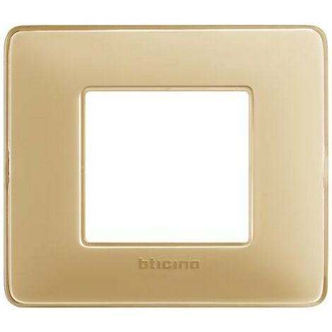 Placca Bticino Matix 2 moduli avorio AM4802CAV