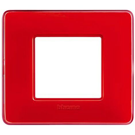 Placca Bticino Matix 2 moduli corallo AM4802CRD