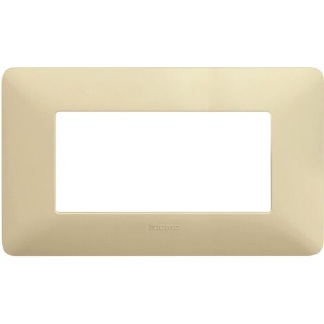 Placca Bticino Matix 4 moduli color corda AM4804BCD