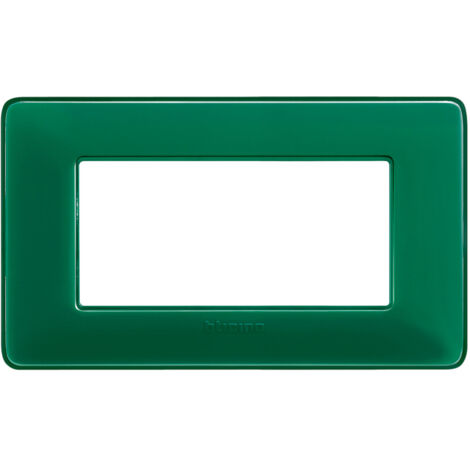 Placca Bticino Matix 4 moduli smeraldo AM4804CVS