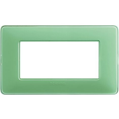 Placca Bticino Matix 4 moduli tè verde AM4804CVC