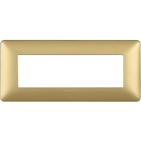 Placca Bticino Matix 6 moduli gold AM4806MGL