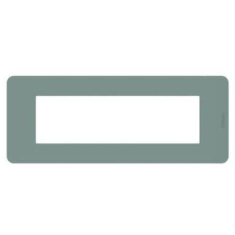 Placca bticino matixgo 7 moduli agave - ja4807ta