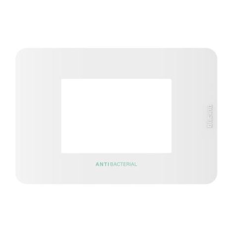 Placca Bticino MatixGO Antibatterica 3M JA4803JAB