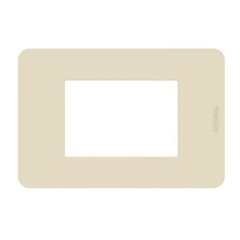 Placca Bticino MatixGO Avorio 3M JA4803TI